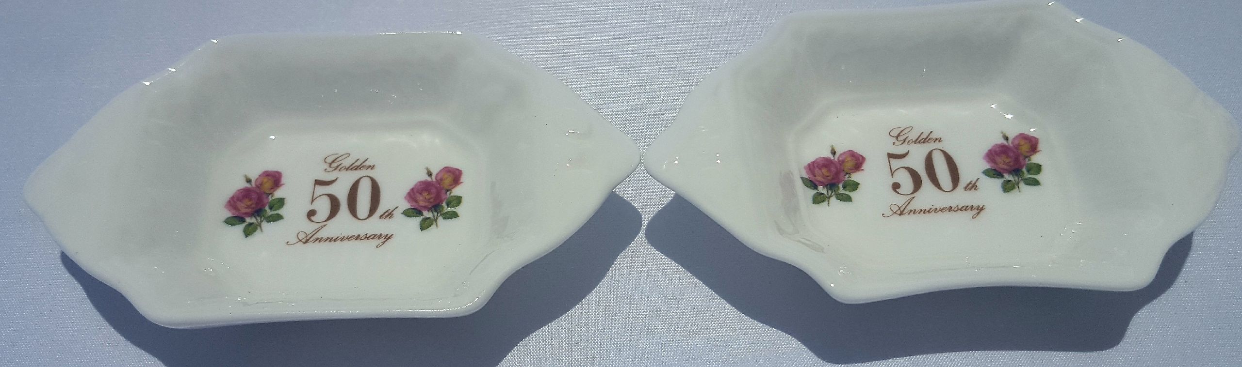 50Th Annversary Teadrip Tray Set 2